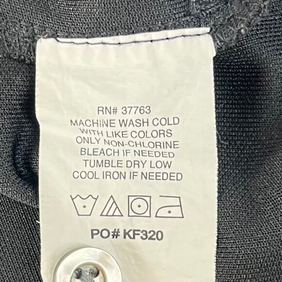 Top Flight Golf Polo Shirt Mens Large Black Short Sleeves - Picture 6 of 6